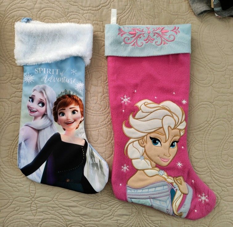 2 Princess Christmas Stockings. Fontana Pickup.