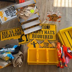 Construction Theme Party  Decor