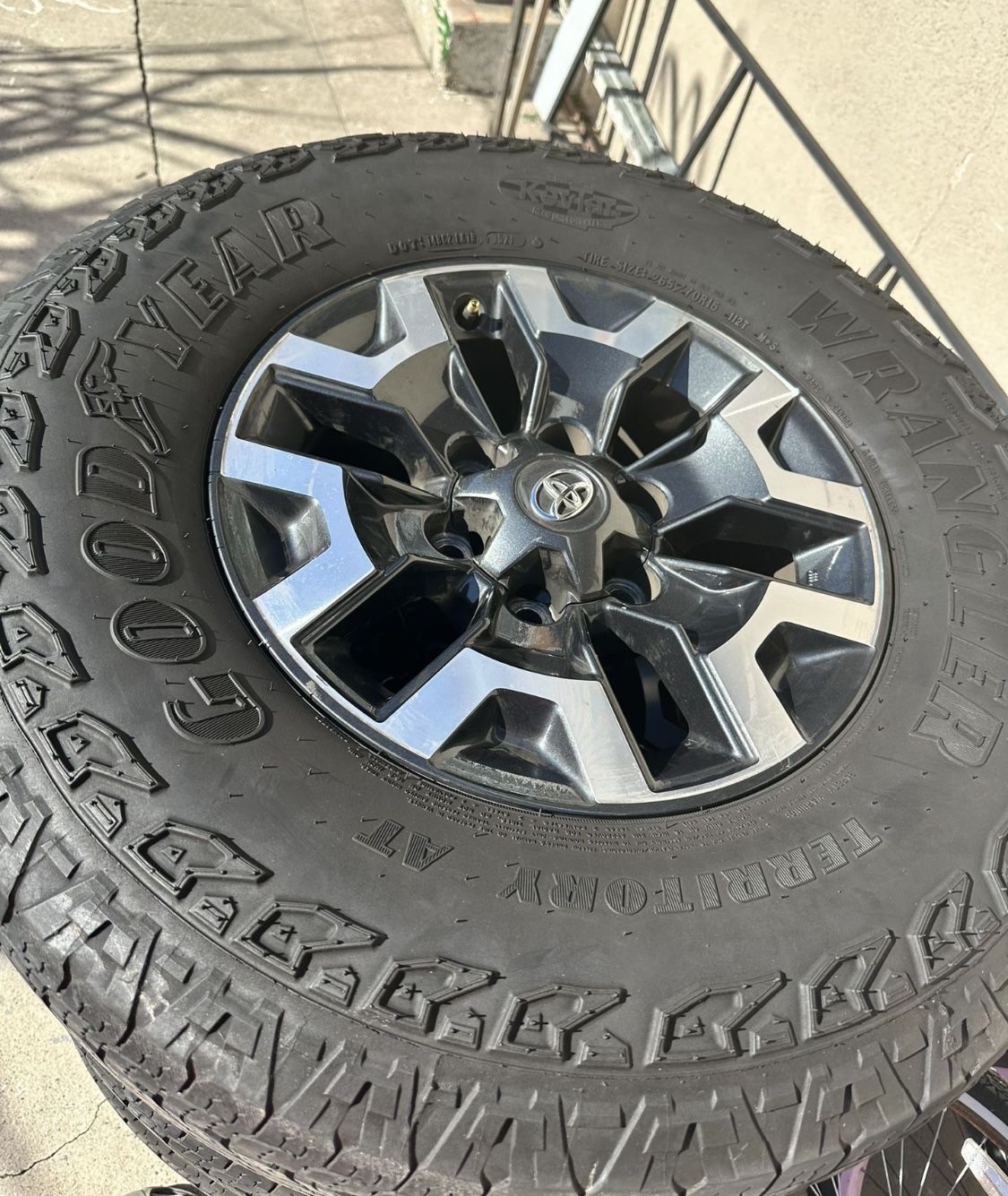 wheels and tires (2023 tacoma TRD)