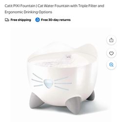 Cat Drinking Fountain 