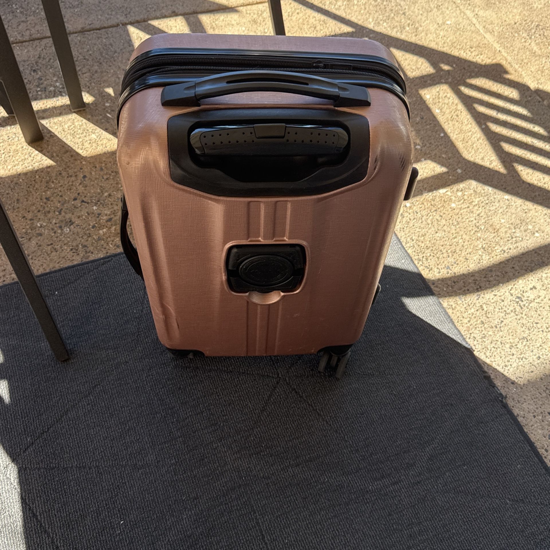 Kensie Rose Pink Suitcase