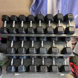 Dumbbells With Rack 