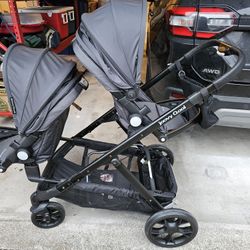 Joovy Qool Double Bundle Double Stroller