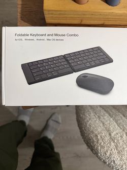 Foldable Keyboard and Mouse Combo