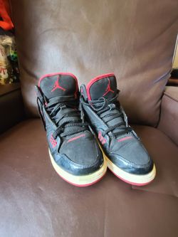 Nike Air Jordan Flight Black & Red Basketball Shoes