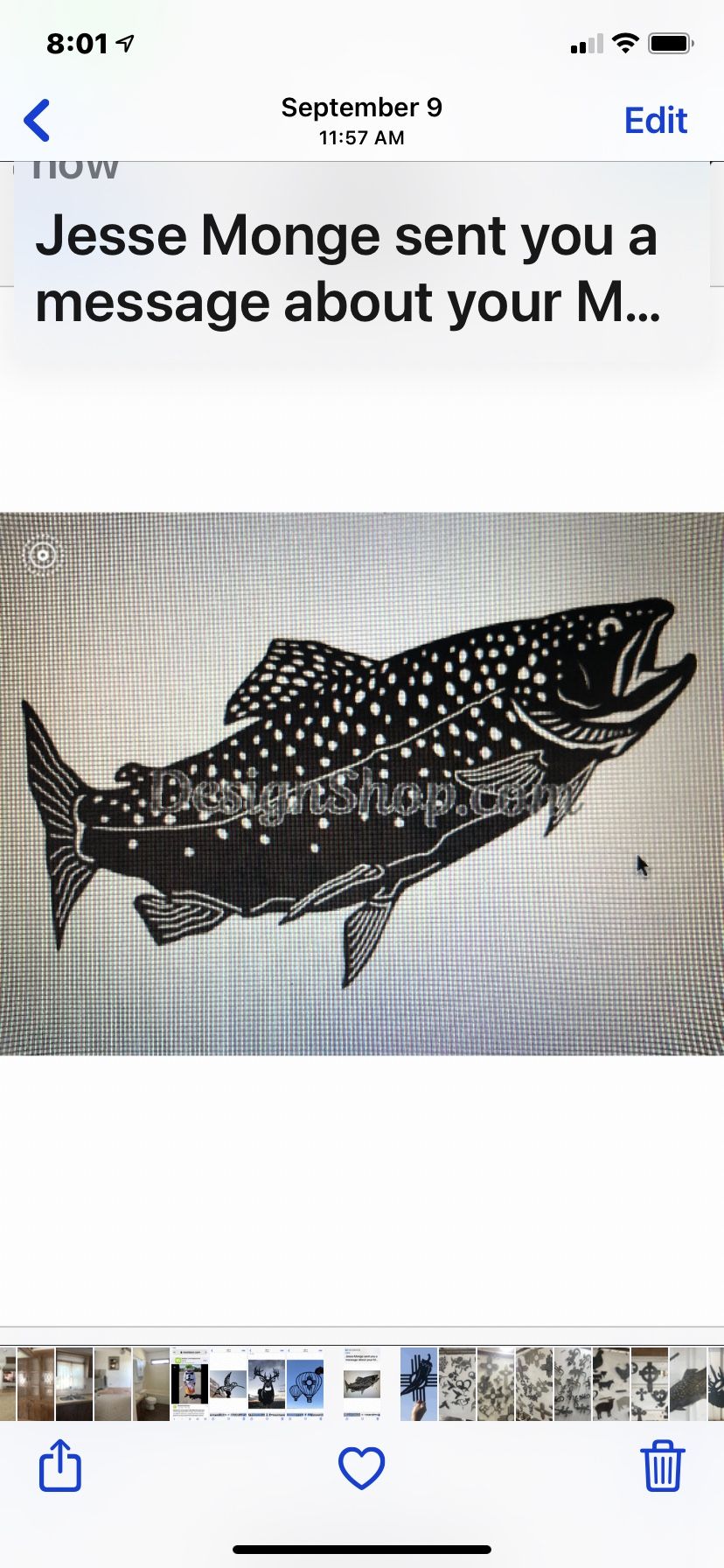 24” Trout , Steel Silhouettes $24 each