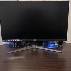 Gline 2nd Gen 24 In Curved Gaming Monitor 