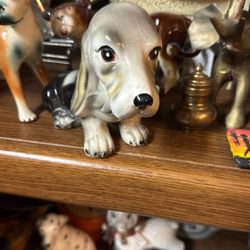 Glass Beagle Figure