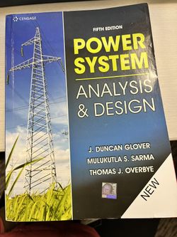 Power System Analysis & Design Book