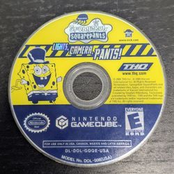 Spongebob Lights Camera Pants Nintendo Gamecube