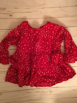 Baby gap girls heart top 5t