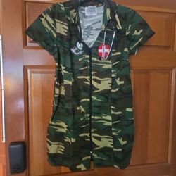 Halloween Costume Sexy Military Nurse