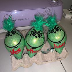 Customized Grinch Ornaments
