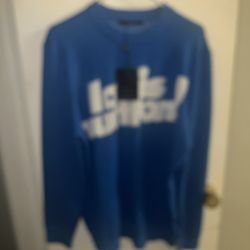 Blue LV sweater