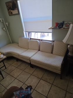 Vintage Japanese sectional couch