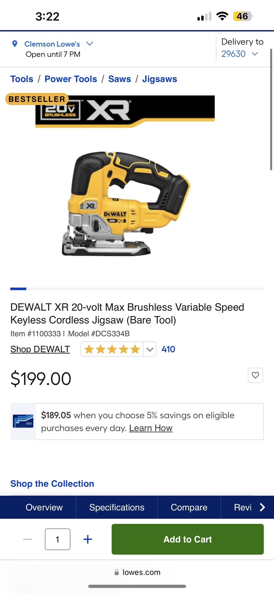 Dewalt Jig Saw