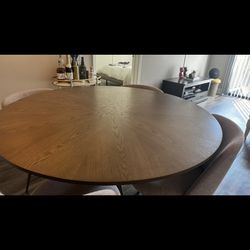 Dining Table And Chairs (West Elm) 