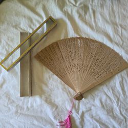 Antique Chinese Sandalwood fan