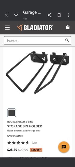 Gladiator Brand Bin Hooks