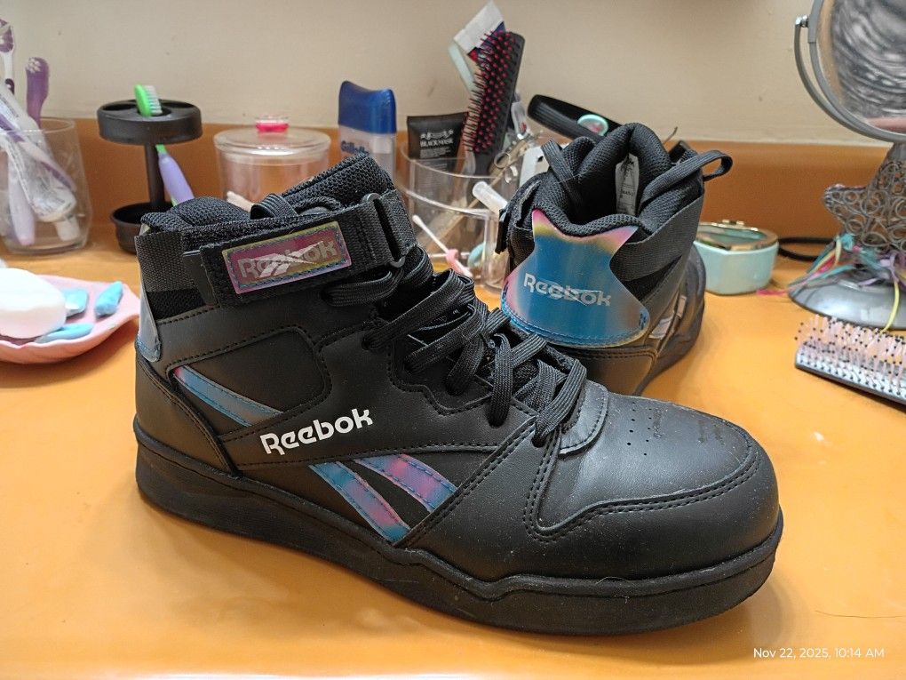 Reebok's Work EH Comp Toe Black/Shiny Size 9 Wide
