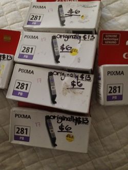 PIXMA281 Canon Cartridges