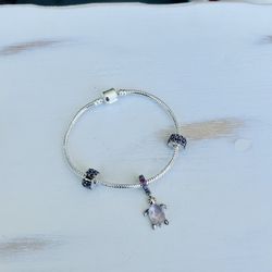 Beautiful 925s silver bracelet, 19 CM
