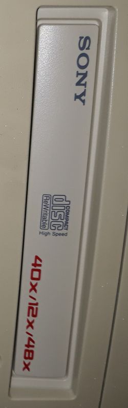 Sony Compact disc rewritable 40x12x48 high speed