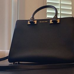  Michael Kors Quinn satchel (Navy Blue)