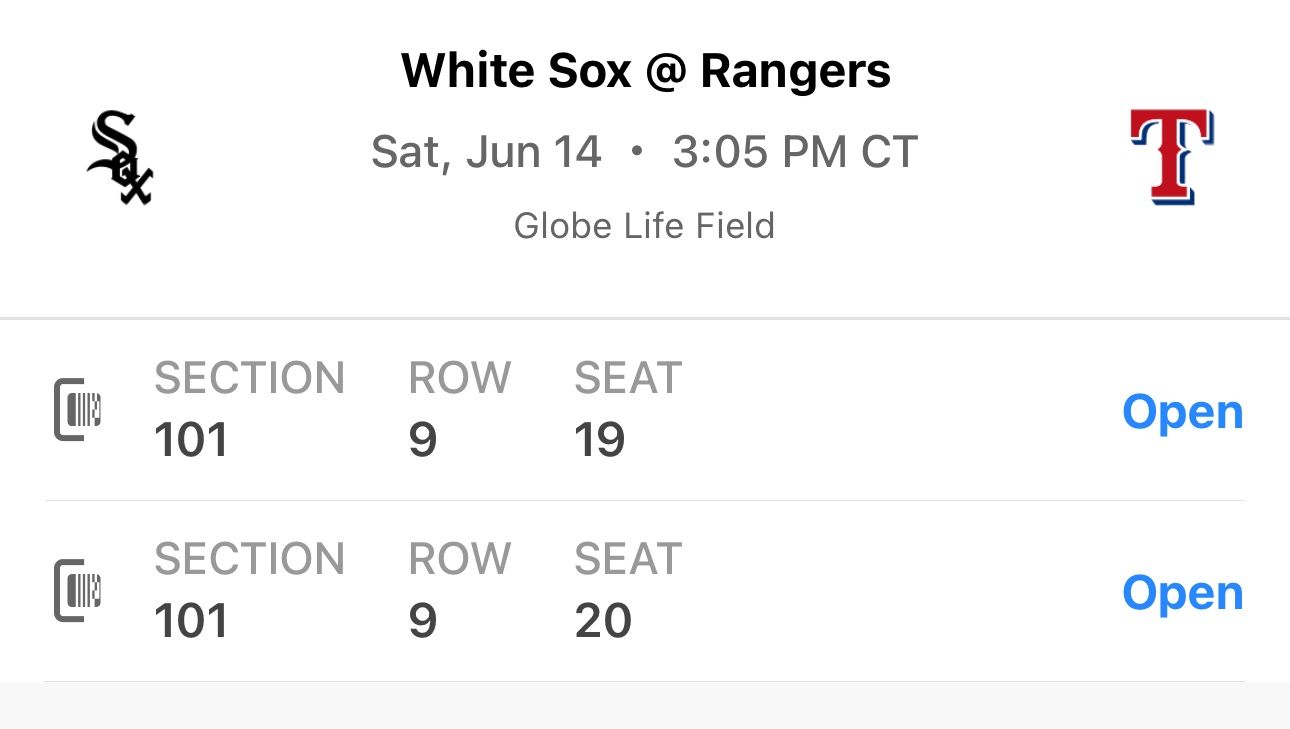 Texas Ranger Tickets