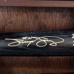 SAMMY SOSA #21 SIGNED BAT BIG STICK CHICAGO CUBS - COA