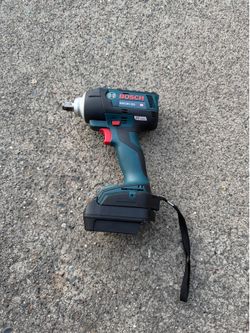 Bosch  1/2-in  Impact Wrench with adapter for Dewalt battery (Battery not included)