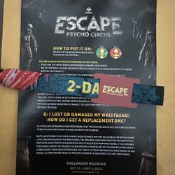 Escape 2 Day Ticket