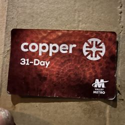 Valley Metro Bus Pass 31 Day