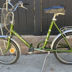 Vintage Austrian 3 Gear Folding Bike By Steyr 