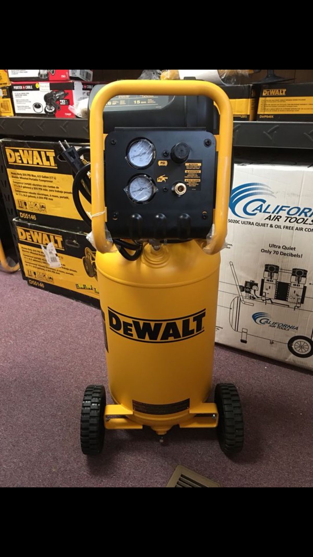 Dewalt D55168 15 Gallon Portable Electric Air Compressor atelieryuwa.ciao.jp