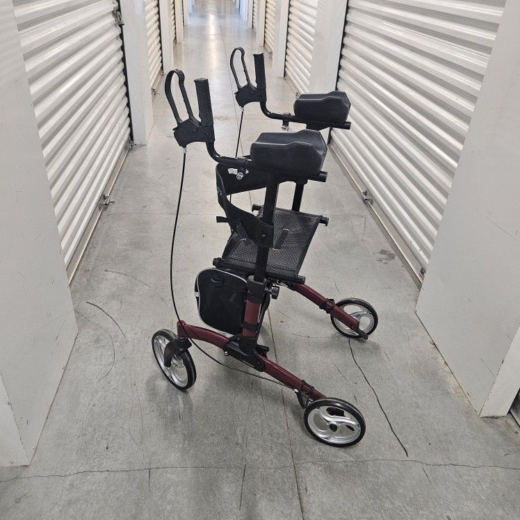ELENKER YF-9008C Upright Rollator Walker, Stand Up Walker