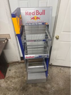 Red Bull roll around shelf