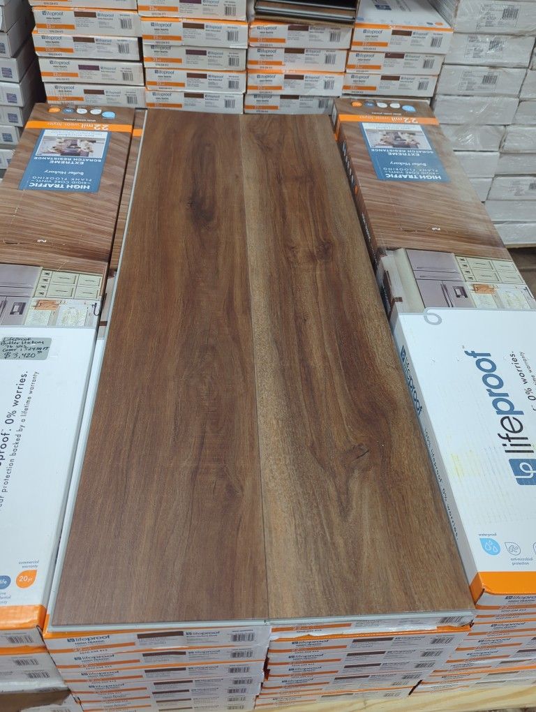 LifeProof Butler Hickory Vinyl Plank Flooring