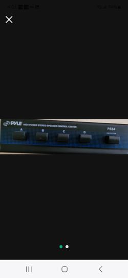 Pyle PSS4 4-Pair Speaker Switch