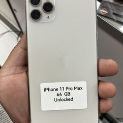 iPhone 11 Pro Max 64GB Unlocked Cash Or $50 Down 