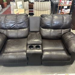Recliner Leather Sofa 