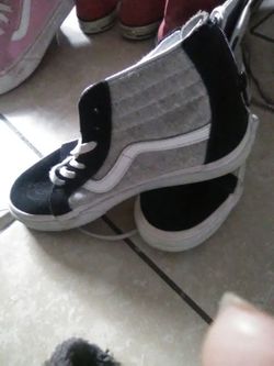 Size 3 Vans (almost new)