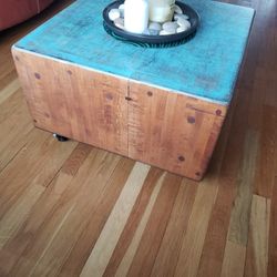 Vintage Butcher Block Coffee Table