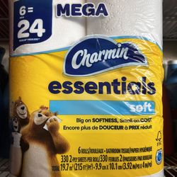 Charmin Essentials Toilet Paper Soft - 6 Pack 