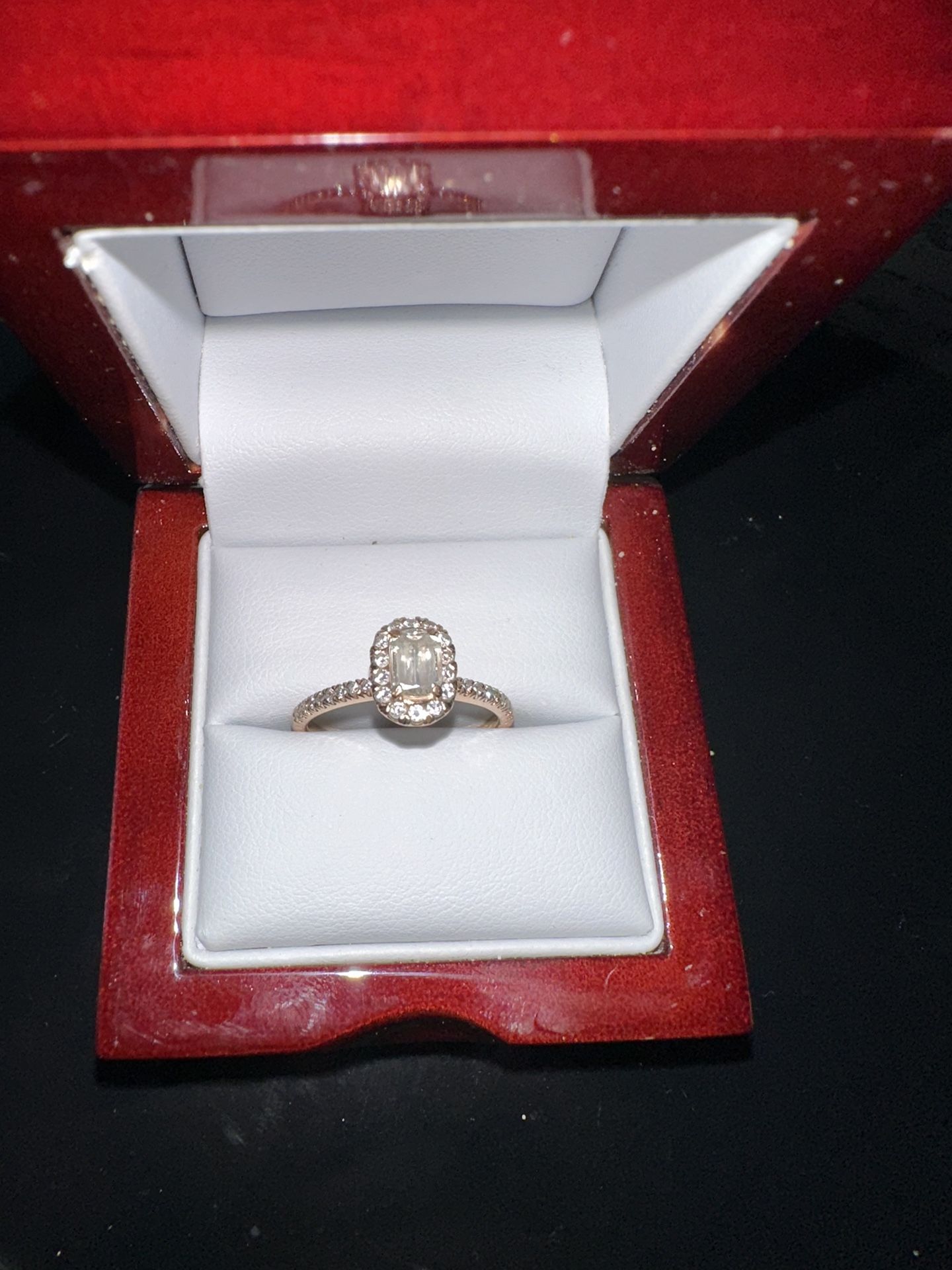 Rose Gold Diamond Engagement Ring