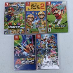 Nintendo Switch Games (Prices Below)