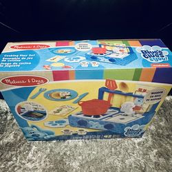 Melissa & Doug Blue's Clues & You! Wooden Cooking Play Set 42 Pieces