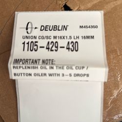 New OEM: Deublin rotary unions of thi