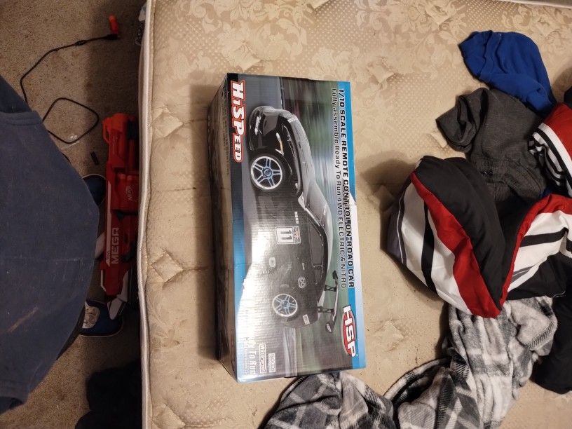 Red Ready To Run Water Proof 1/10 High Speed Gas/Nitro Rc Car