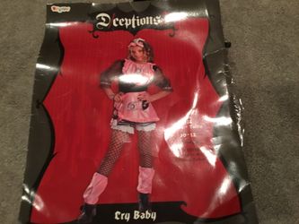 Cry Baby Halloween Costume Child Size 10-12